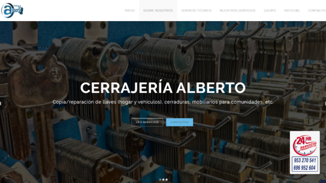Estrenamos página web de la cerrajería